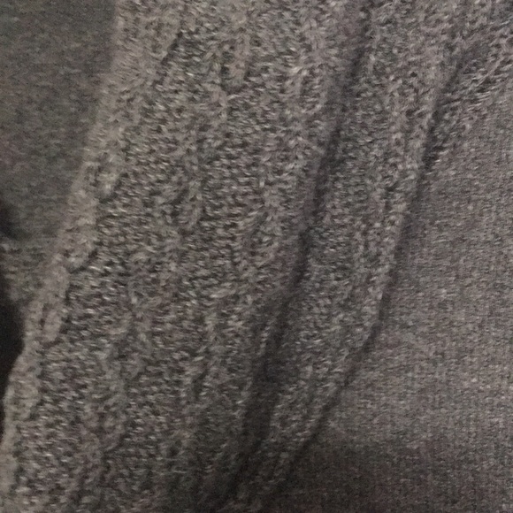 Rafaella Charcoal Gray Cotton Blend Long Sleeve Cowl Neck Pullover Sweater Sz 1X - Picture 4 of 8